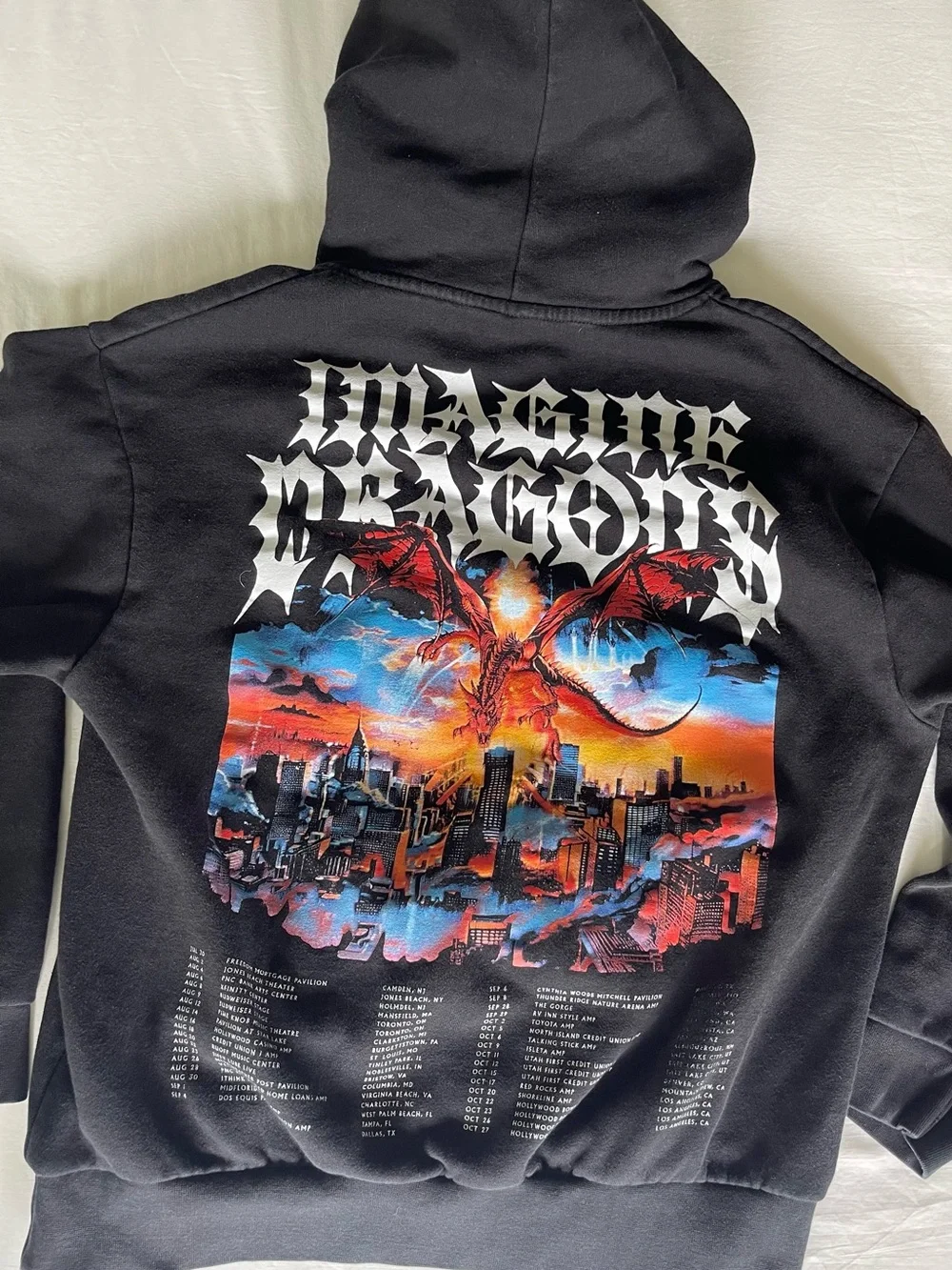Imagine Dragons Logo Black Crewneck Hoodie - Men